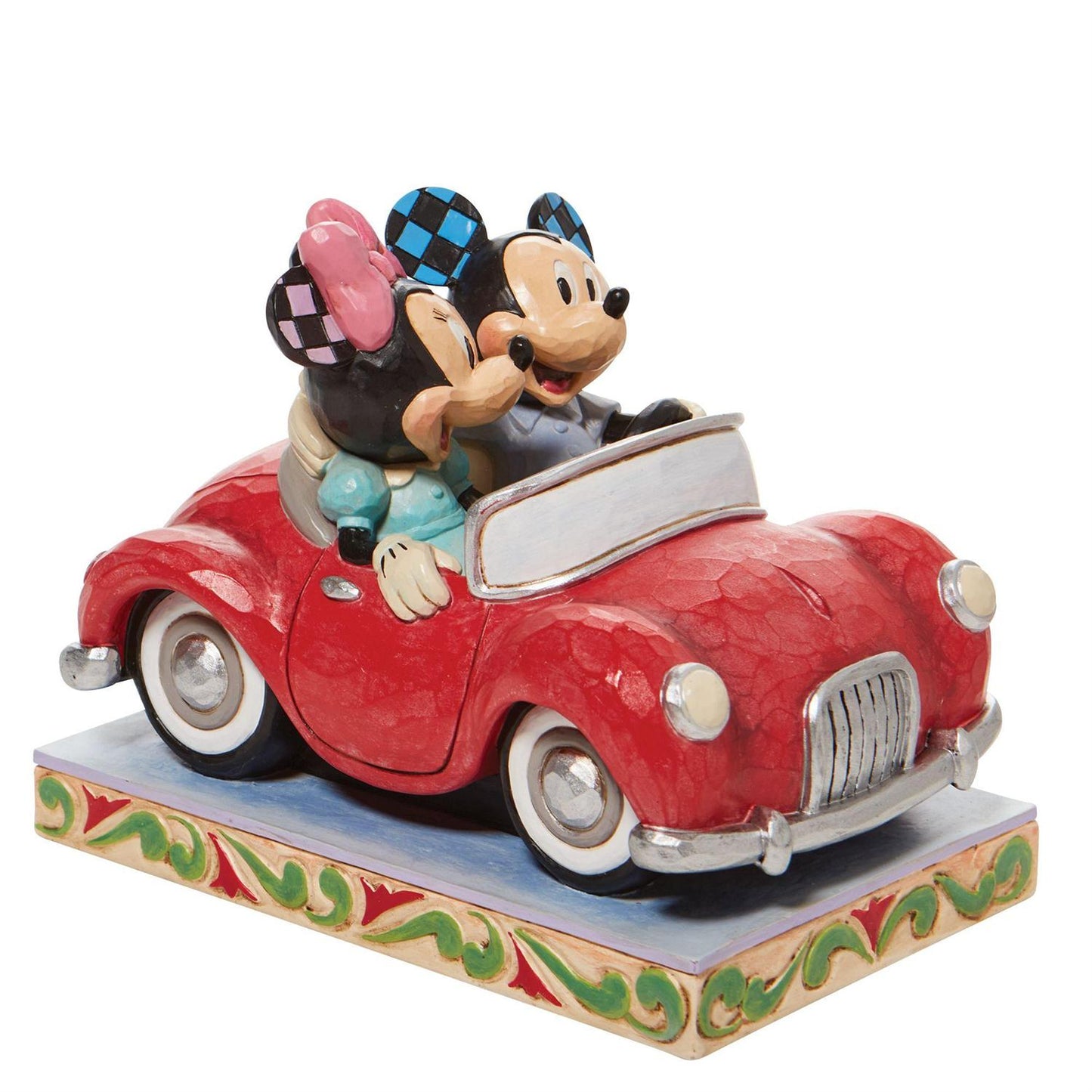 Jim Shore A Lovely Drive Mickey and Minnie