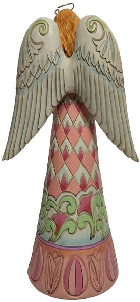 Jim Shore Easter Faith Angel W/Dove and Lillies Figurine