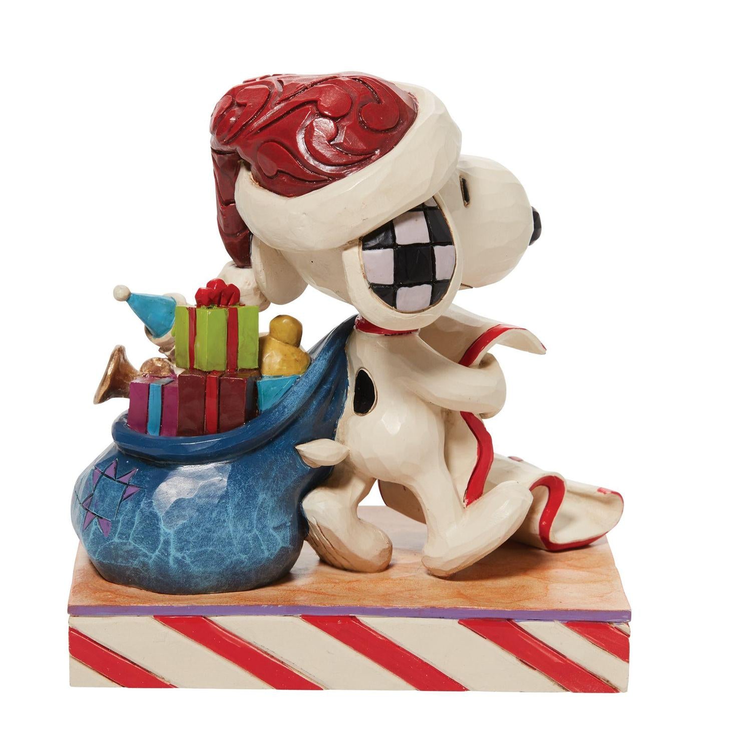 Jim Shore Peanuts Snoopy Checking it Twice Figurine