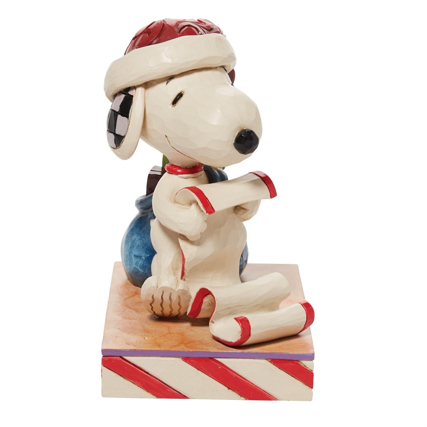 Jim Shore Peanuts Snoopy Checking it Twice Figurine