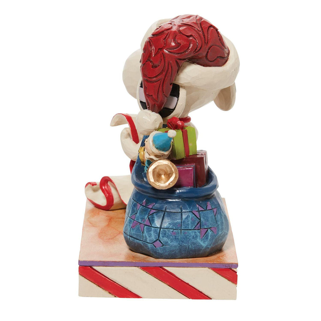 Jim Shore Peanuts Snoopy Checking it Twice Figurine