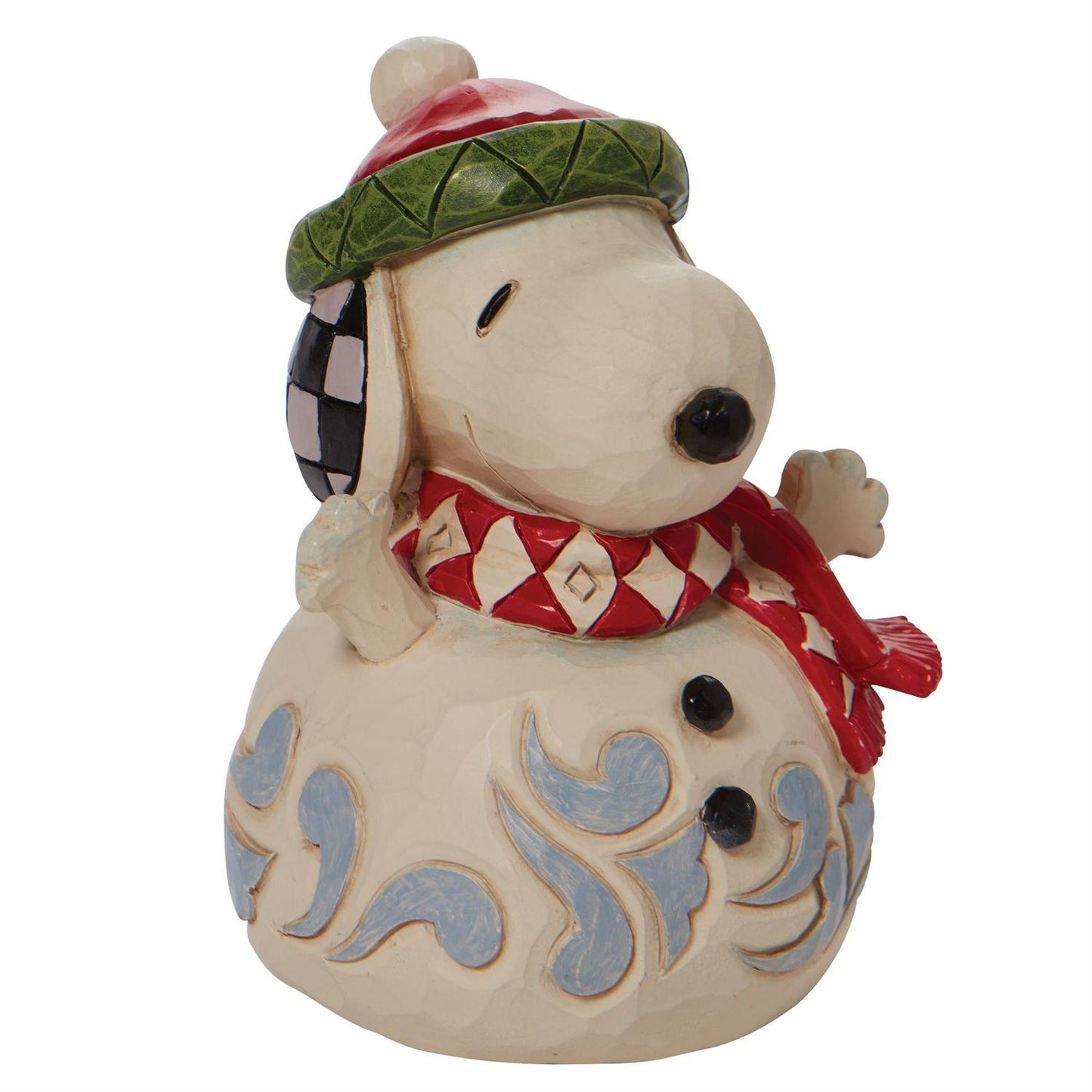 Jim Shore Snoopy/Peanuts Snowman Mini Figurine