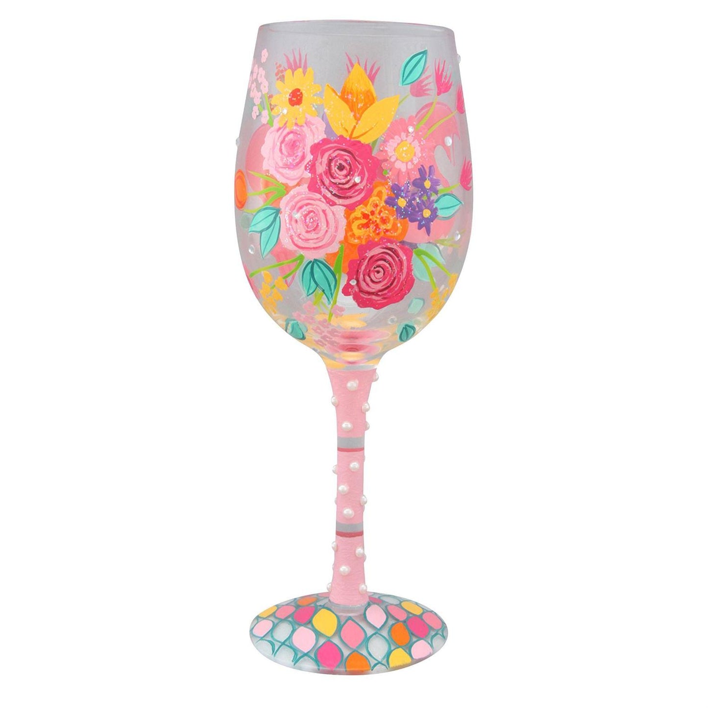 Glad You're My Mom Lolita Wine Glass