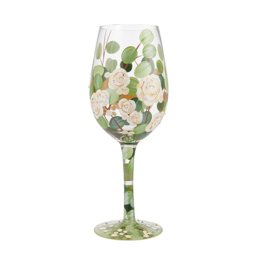 Lolita Wine Glass "Bouquet in Bloom"