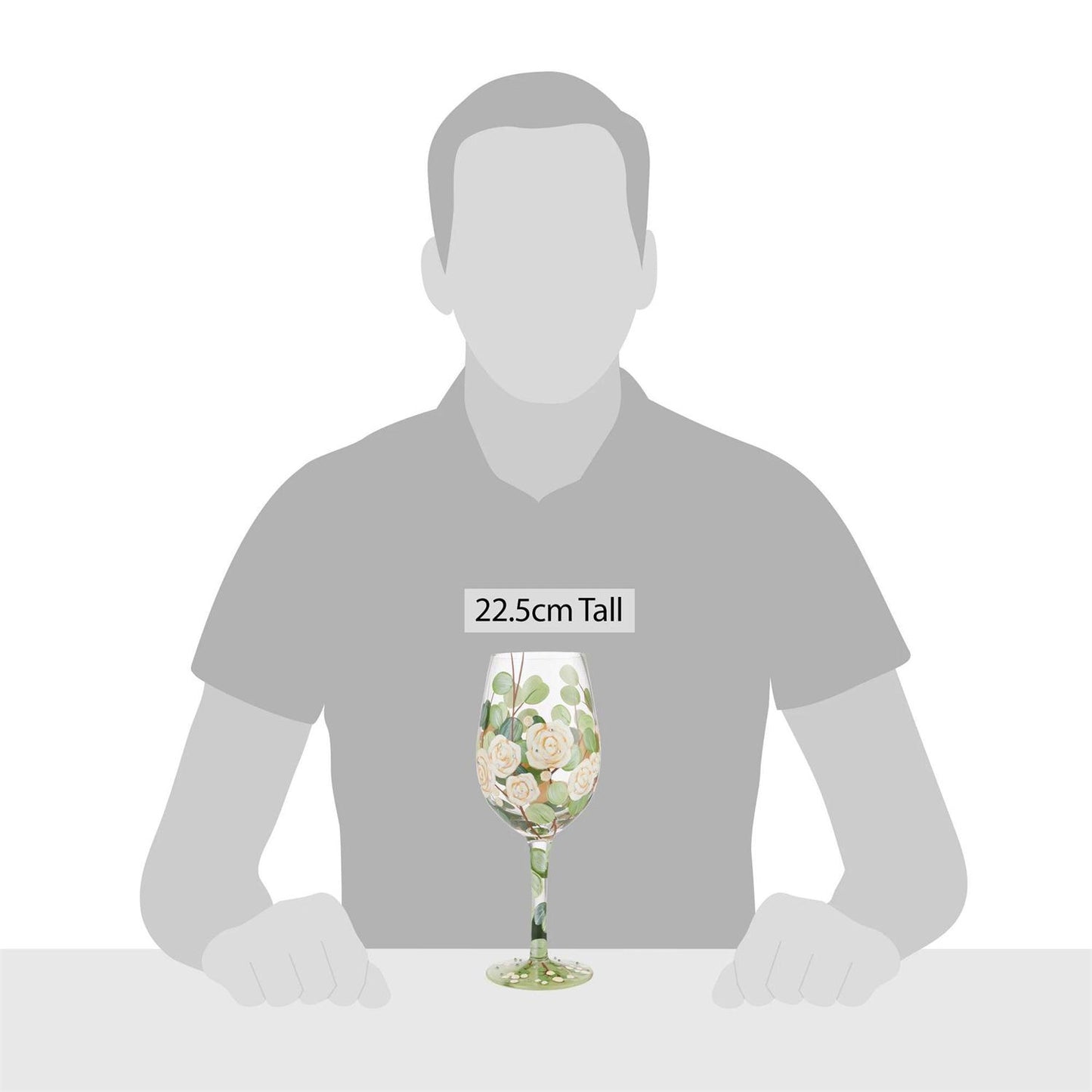 Lolita Wine Glass "Bouquet in Bloom"