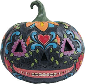 Jim Shore Day of the Dead Jack-o-Lantern "Carve out a night of celebration"
