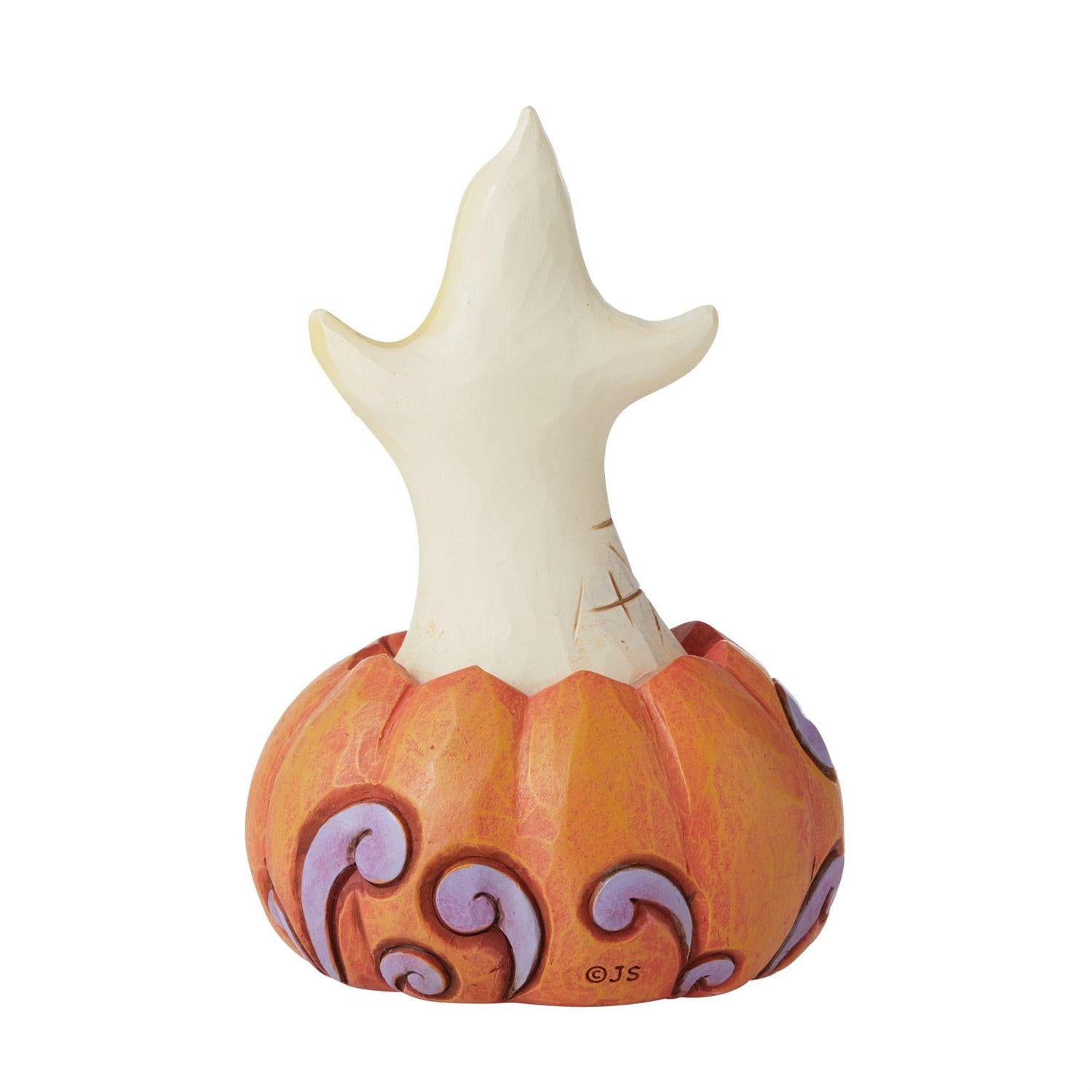 Jim Shore Halloween Mini Ghost in Pumpkin