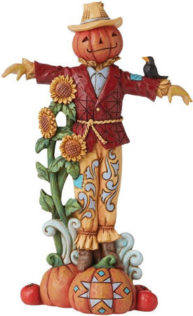 Jim Shore Harvest Scarecrow "Blessings Abound"