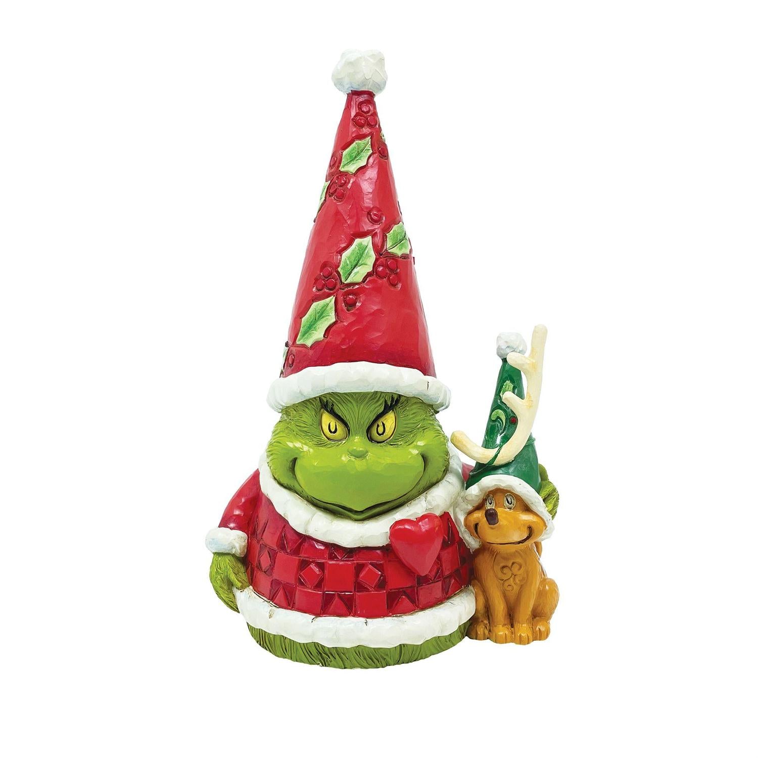 Jim Shore Dr Seuss Grinch and Max Gnome Figurine