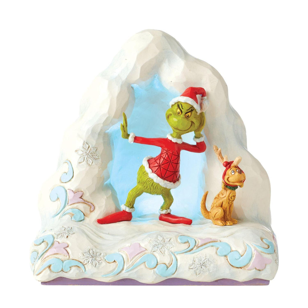 Jim Shore Disney Grinch and Max Figurine
