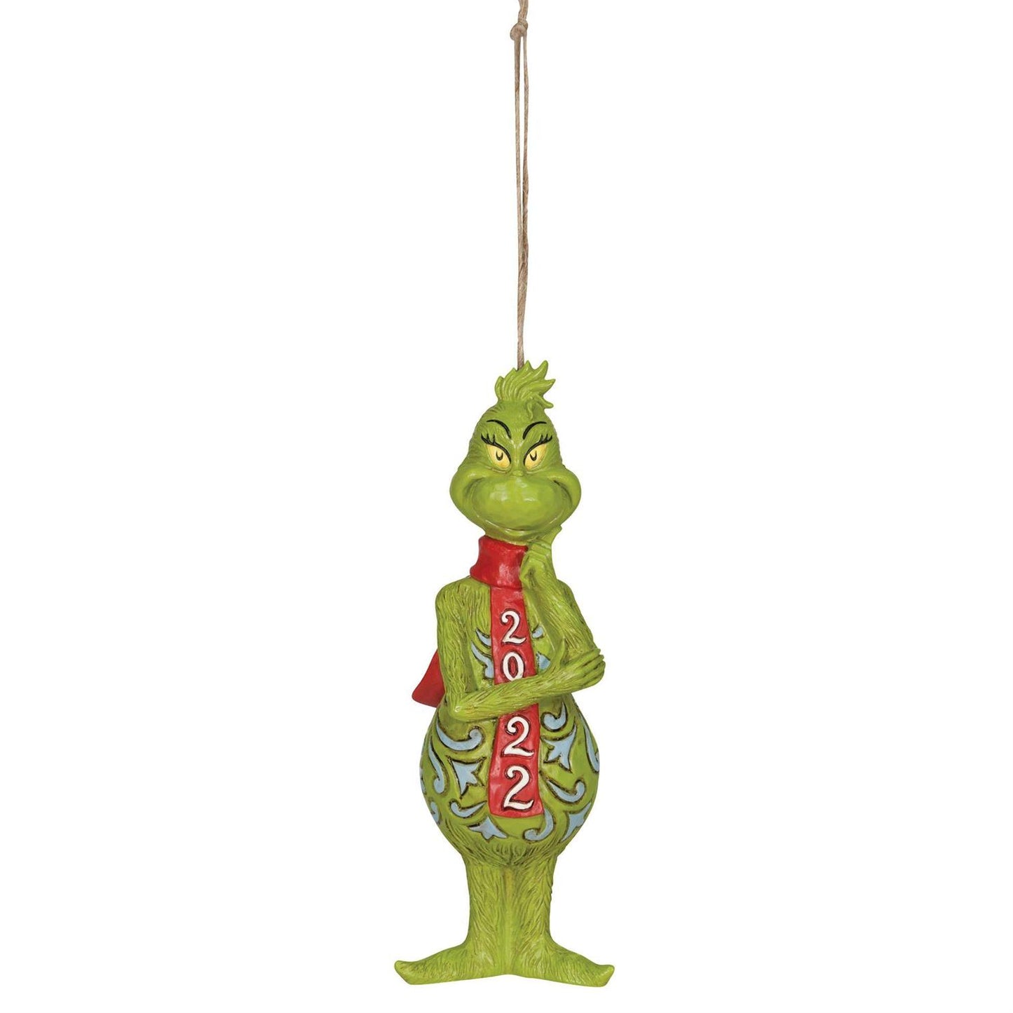 Jim Shore Grinch Dr Seuss Dated 2022 Ornament