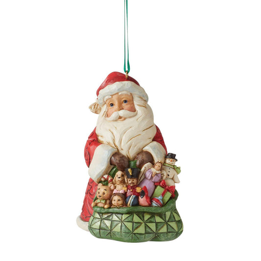 Jim Shore Worldwide 20th Anniversary Event Santa Ornament