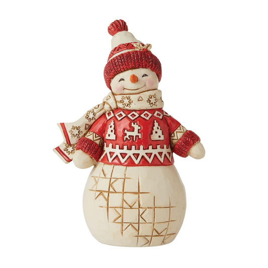 Jim Shore Heartwood Creek Nordic Noel Snowy Smiles Figurine