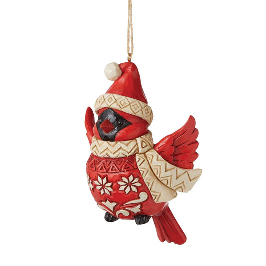 Jim Shore Nordic Noel Cardinal Ornament