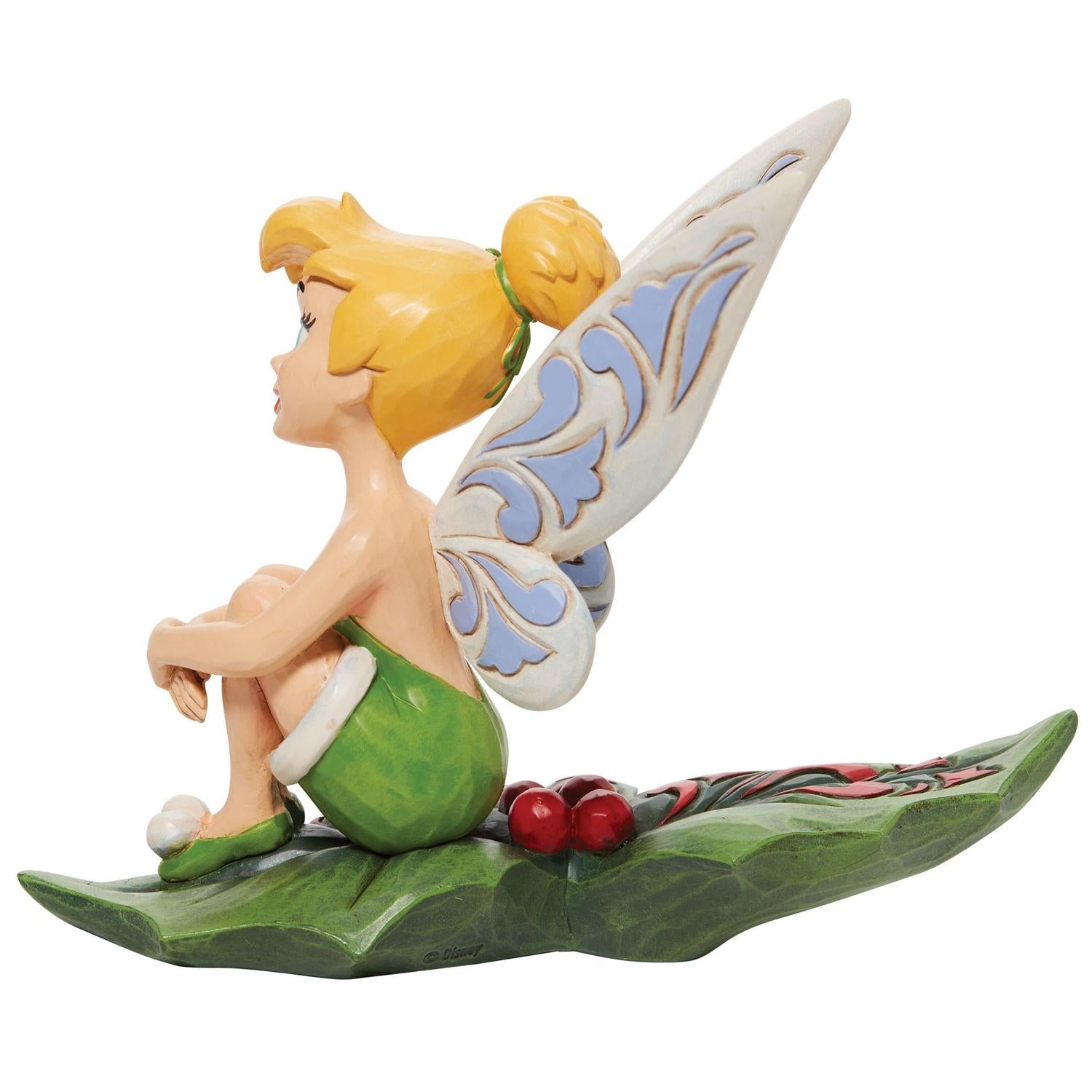 Jim Shore Disney Tinkerbell on Holly Happy Holly-Days