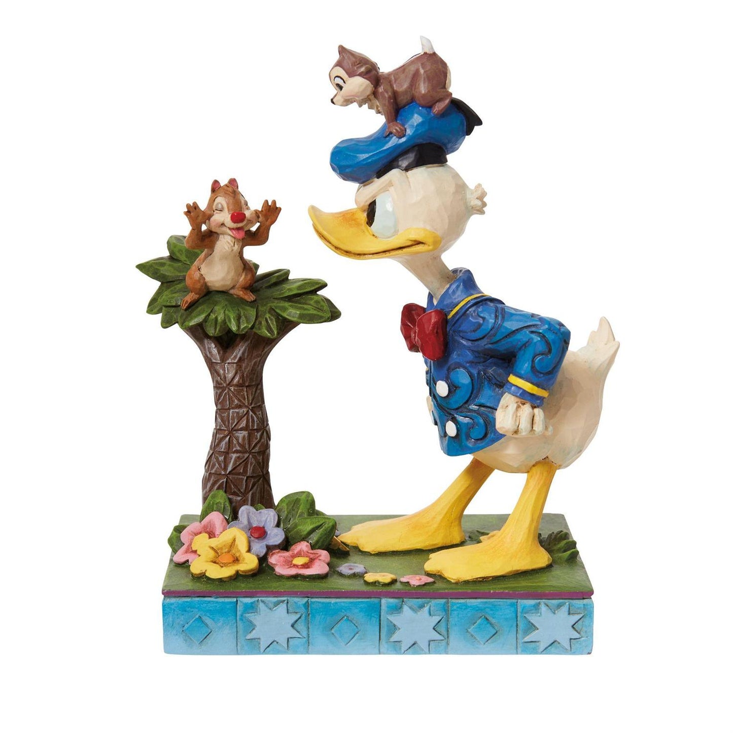 Jim Shore Donald with Chip and Dale Figurine