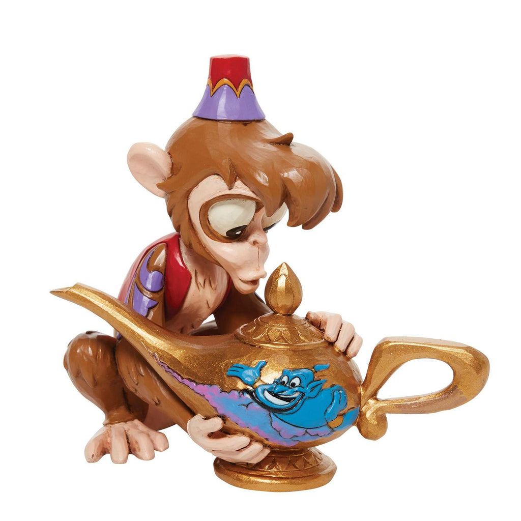 Abu Genie Lamp with Scene Disney Jim Shore Enesco Aladdin