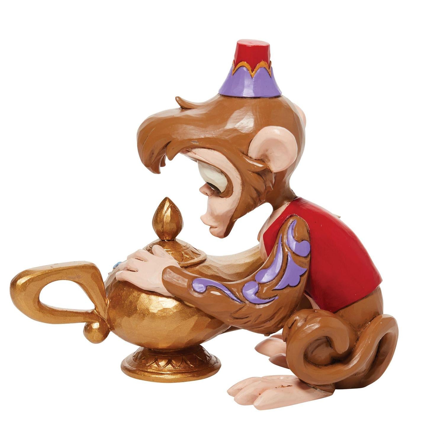 Abu Genie Lamp with Scene Disney Jim Shore Enesco Aladdin