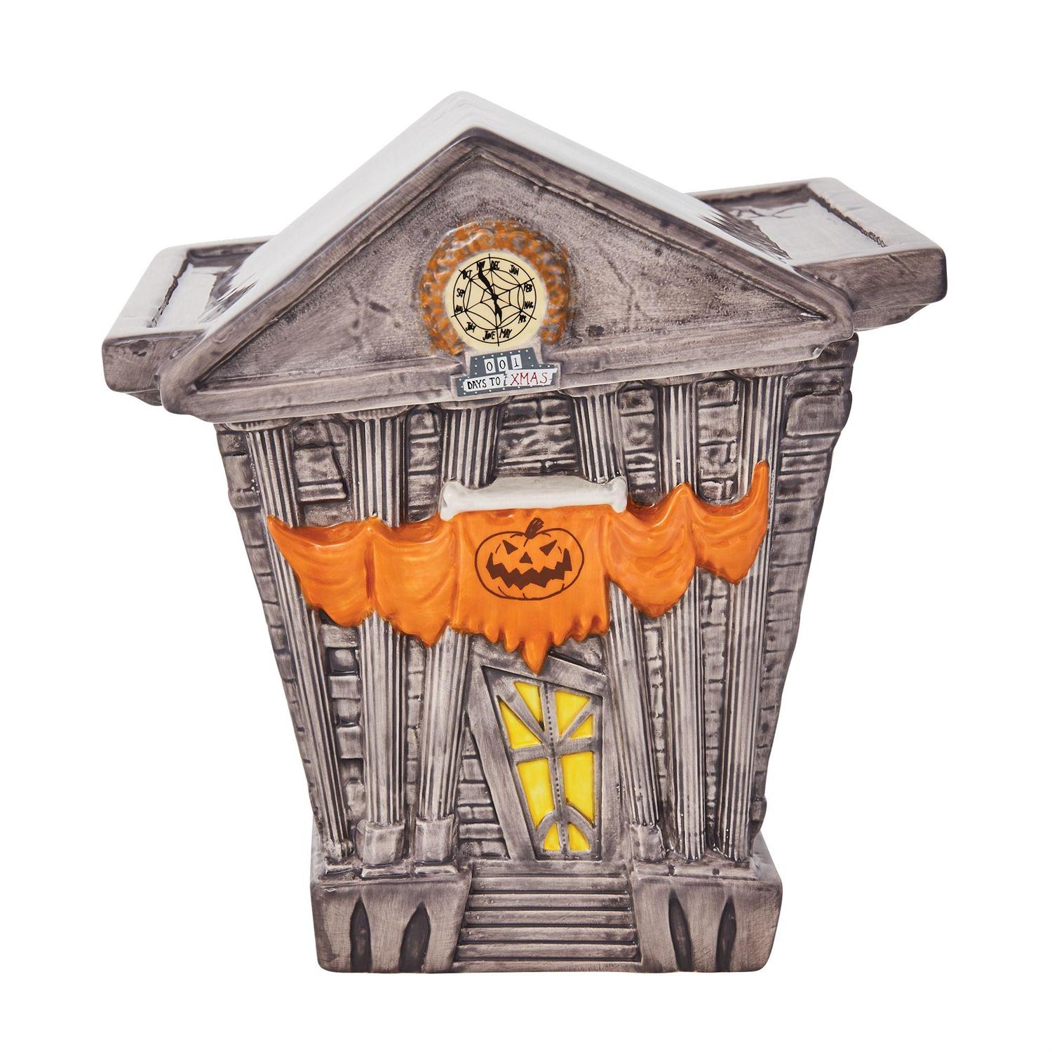 Halloween Town City Hall Cookie Jar/Canister Nightmare Before Christmas