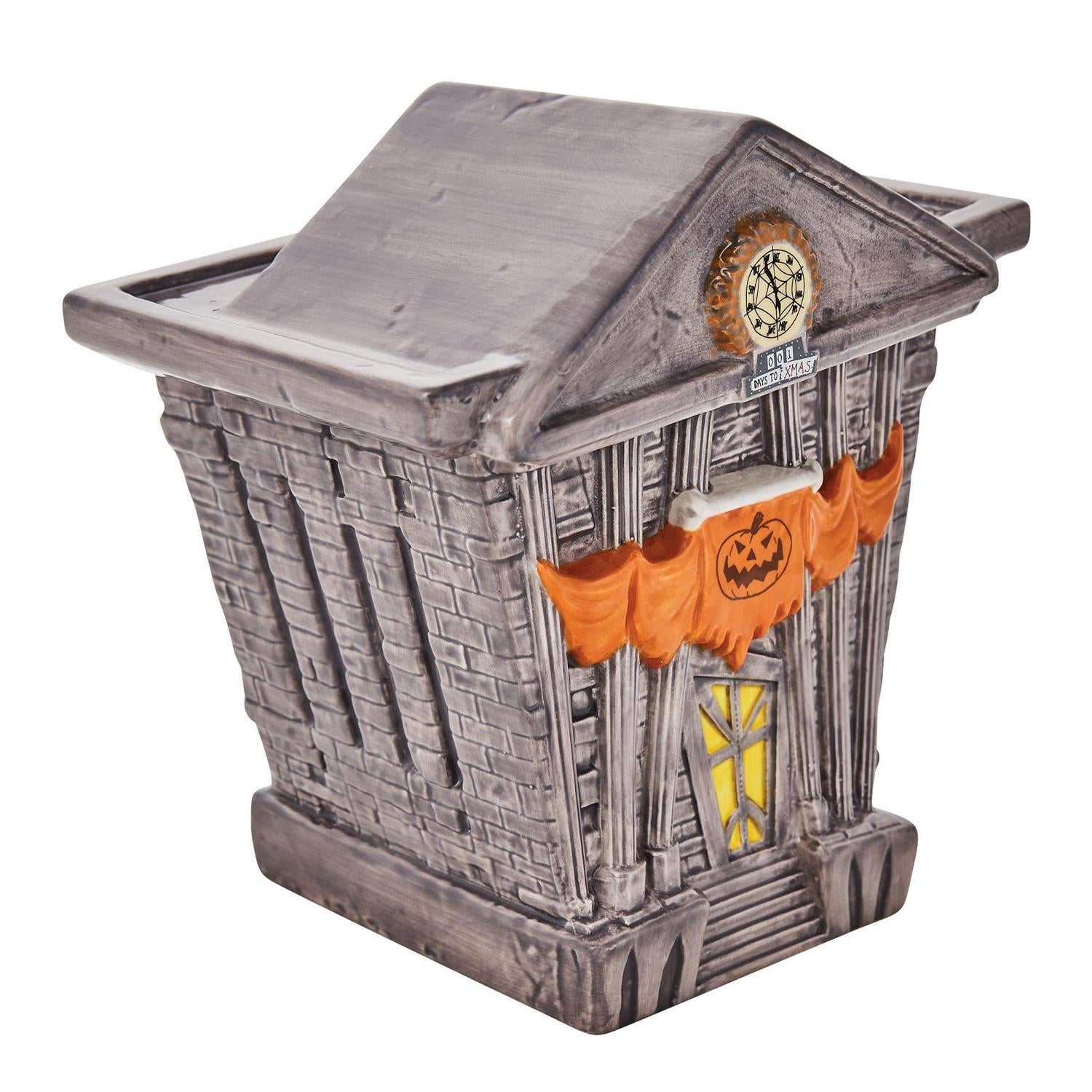 Halloween Town City Hall Cookie Jar/Canister Nightmare Before Christmas