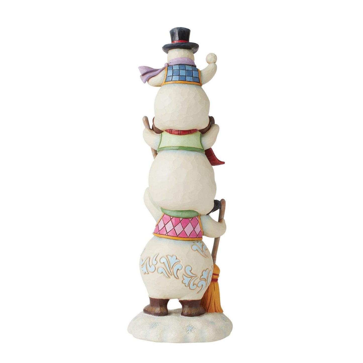 Jim Shore Snowman Snowy Stack of Holiday Figurine