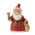 Jim Shore Mini Santa with Bell Figurine