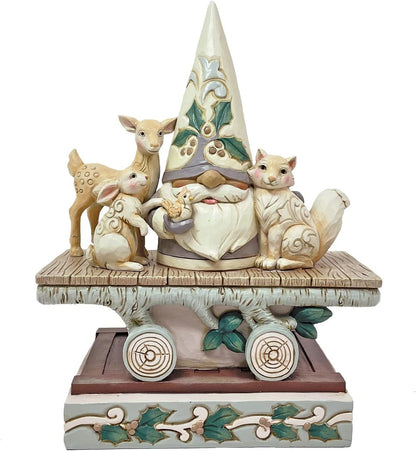 Jim Shore Rolling Gnome For Christmas Figurine