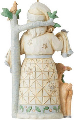 Jim Shore Heartwood Creek Santa Woodland Dated 2022 Ornament