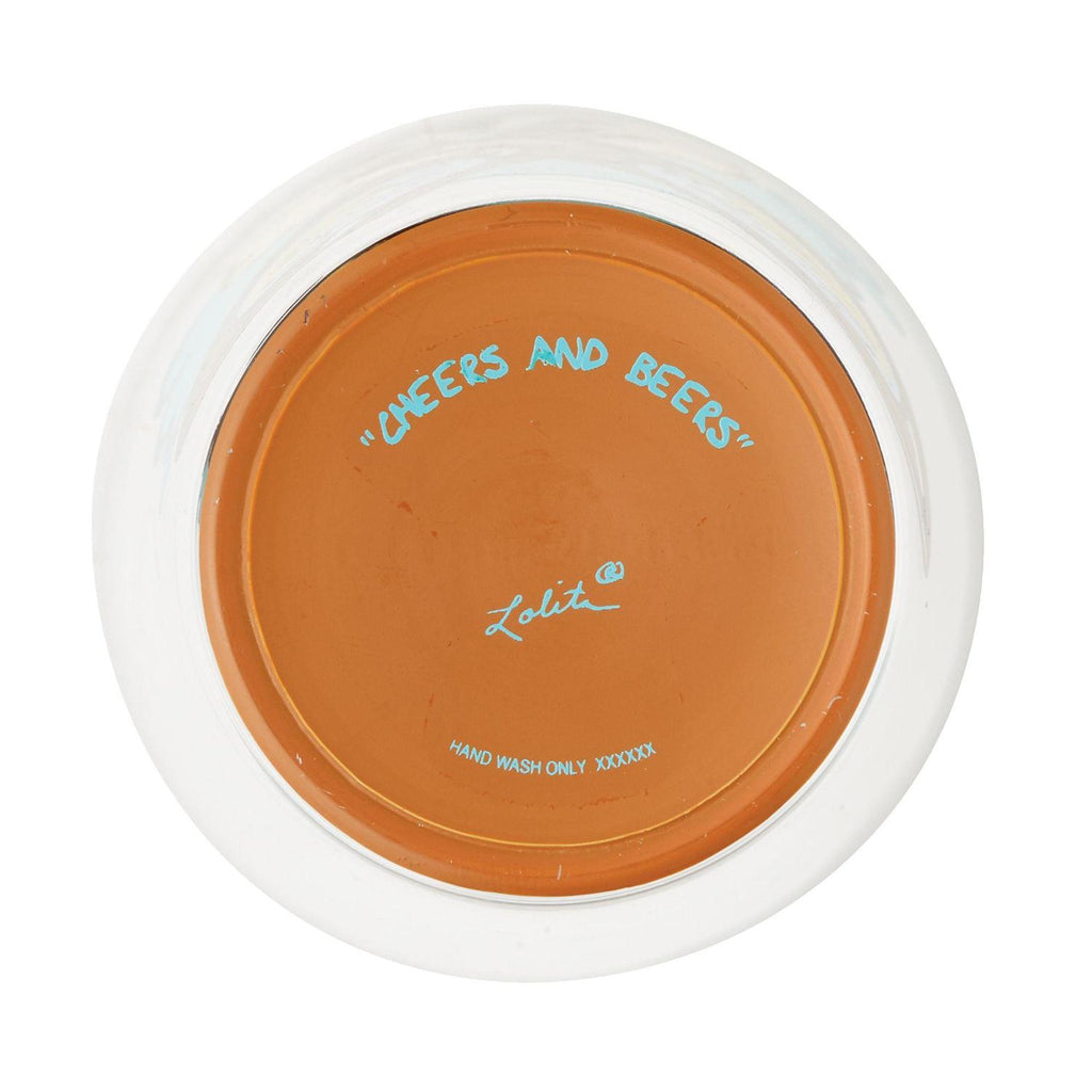 Lolita Beer Pilsner Pint Glass Cheers and Beers