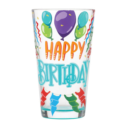 Lolita Beer Pilsner Pint Glass Happy Birthday