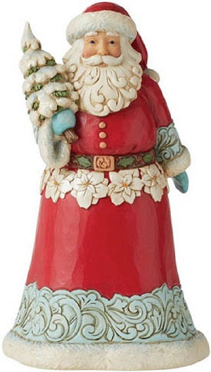 Jim Shore Santa Tree Tops Glisten