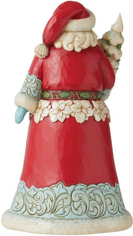 Jim Shore Santa Tree Tops Glisten