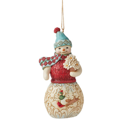 Jim Shore Heartwood Creek Wonderland Snowman Ornament