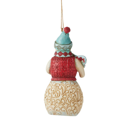 Jim Shore Heartwood Creek Wonderland Snowman Ornament