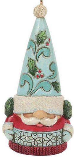 Jim Shore Gnome Wearing Earmuffs Ornament
