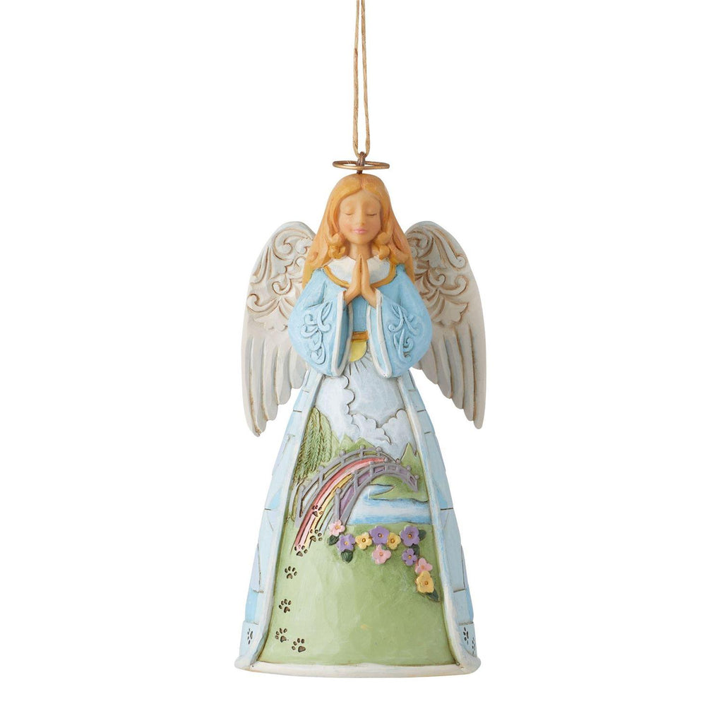 Jim Shore Rainbow Bridge Angel Ornament