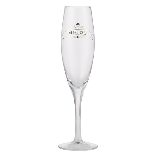 Bride Toasting Glass Champagne Flute