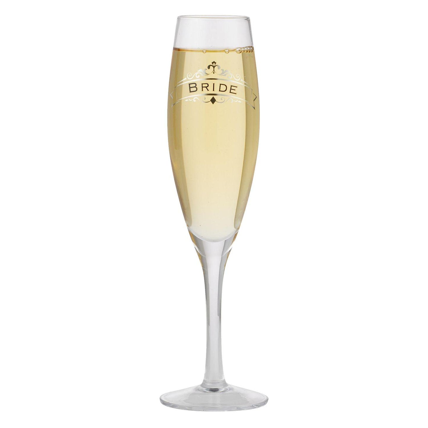 Bride Toasting Glass Champagne Flute