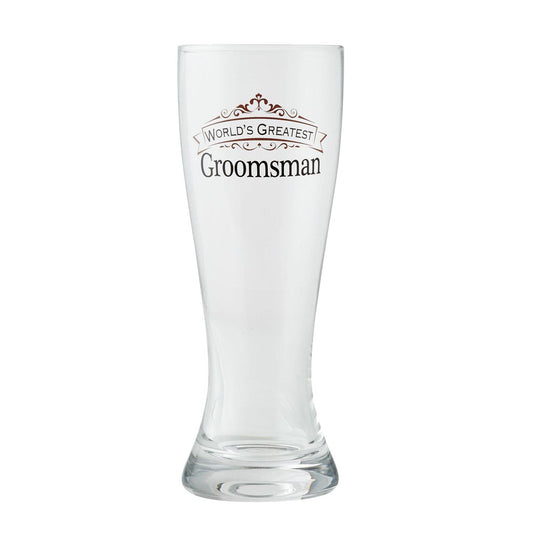 Groomsman Beer Glass