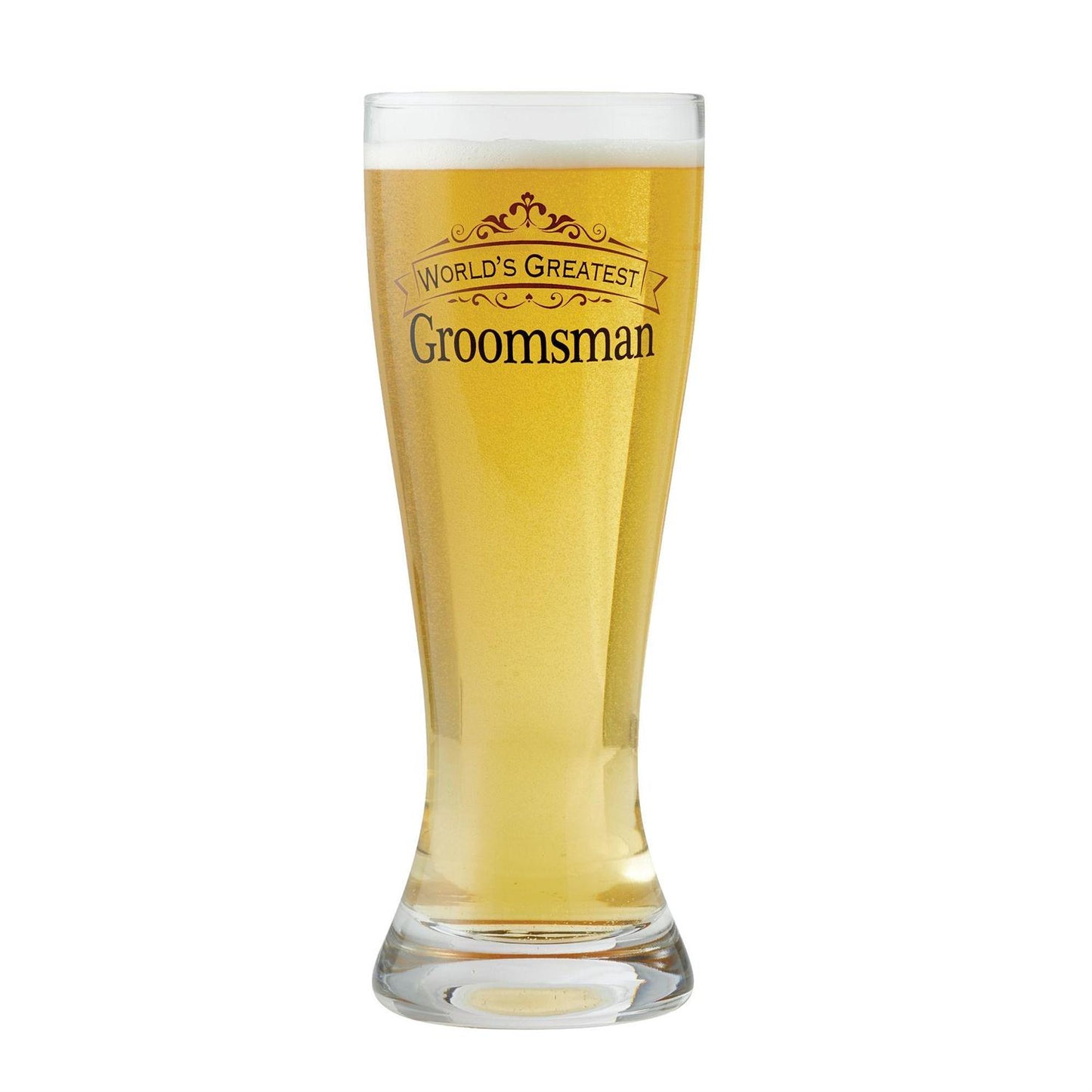 Groomsman Beer Glass