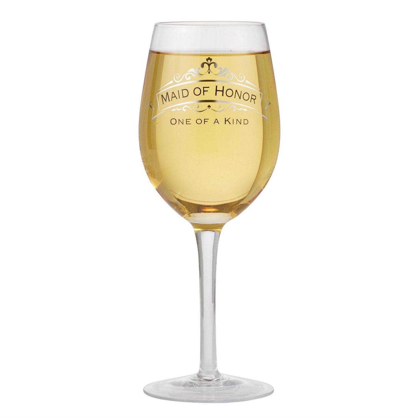 Maid of Honor Wine Glass