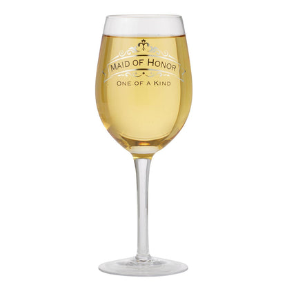 Maid of Honor Wine Glass