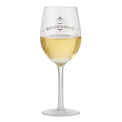 Bridesmaid Wine Glass