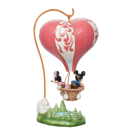 Jim Shore Mickey and Minnie Heart-Air Balloon