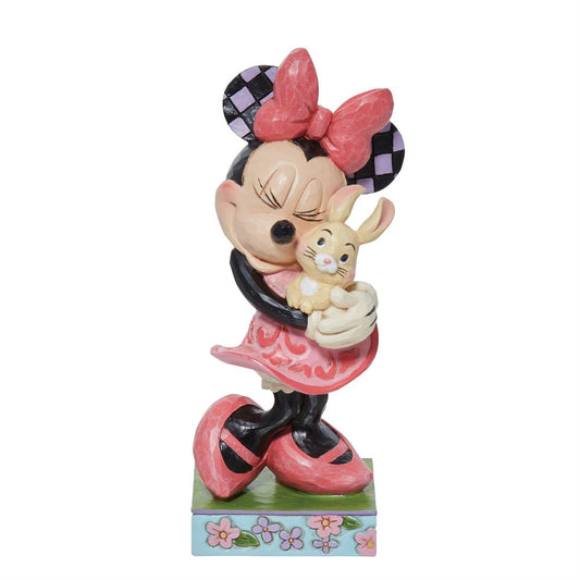 Jim Shore Disney Minnie Mouse Sweet Spring Snuggle