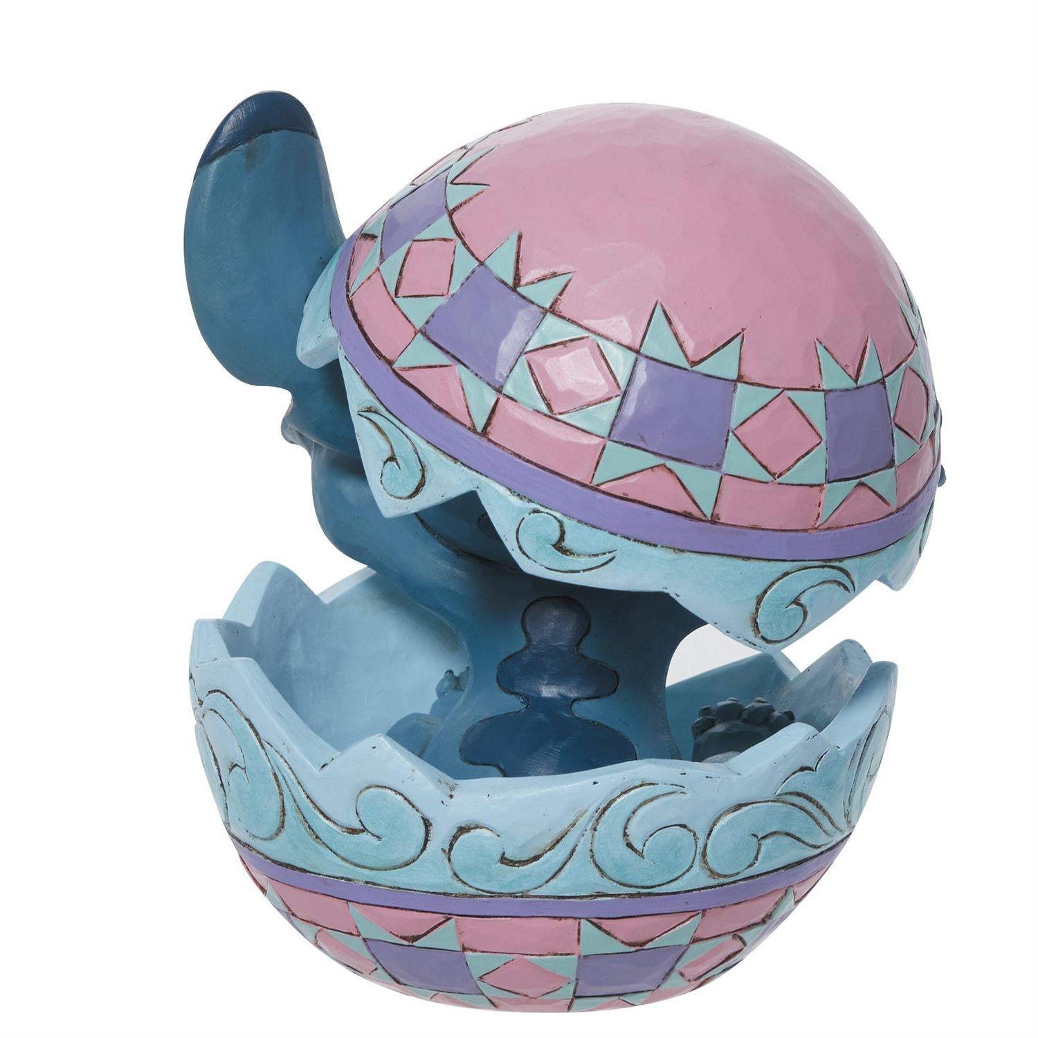 Jim Shore Stitch in Egg An Alien Hatched!