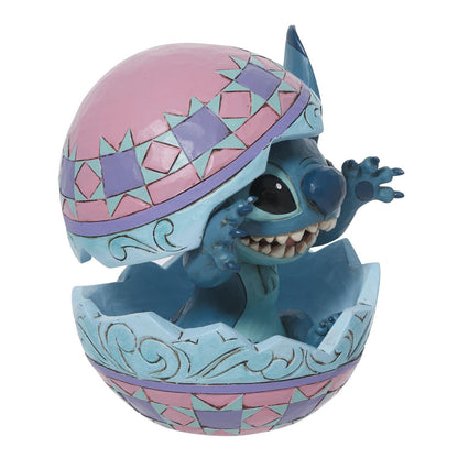Jim Shore Stitch in Egg An Alien Hatched!