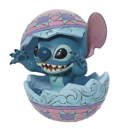 Jim Shore Stitch in Egg An Alien Hatched!
