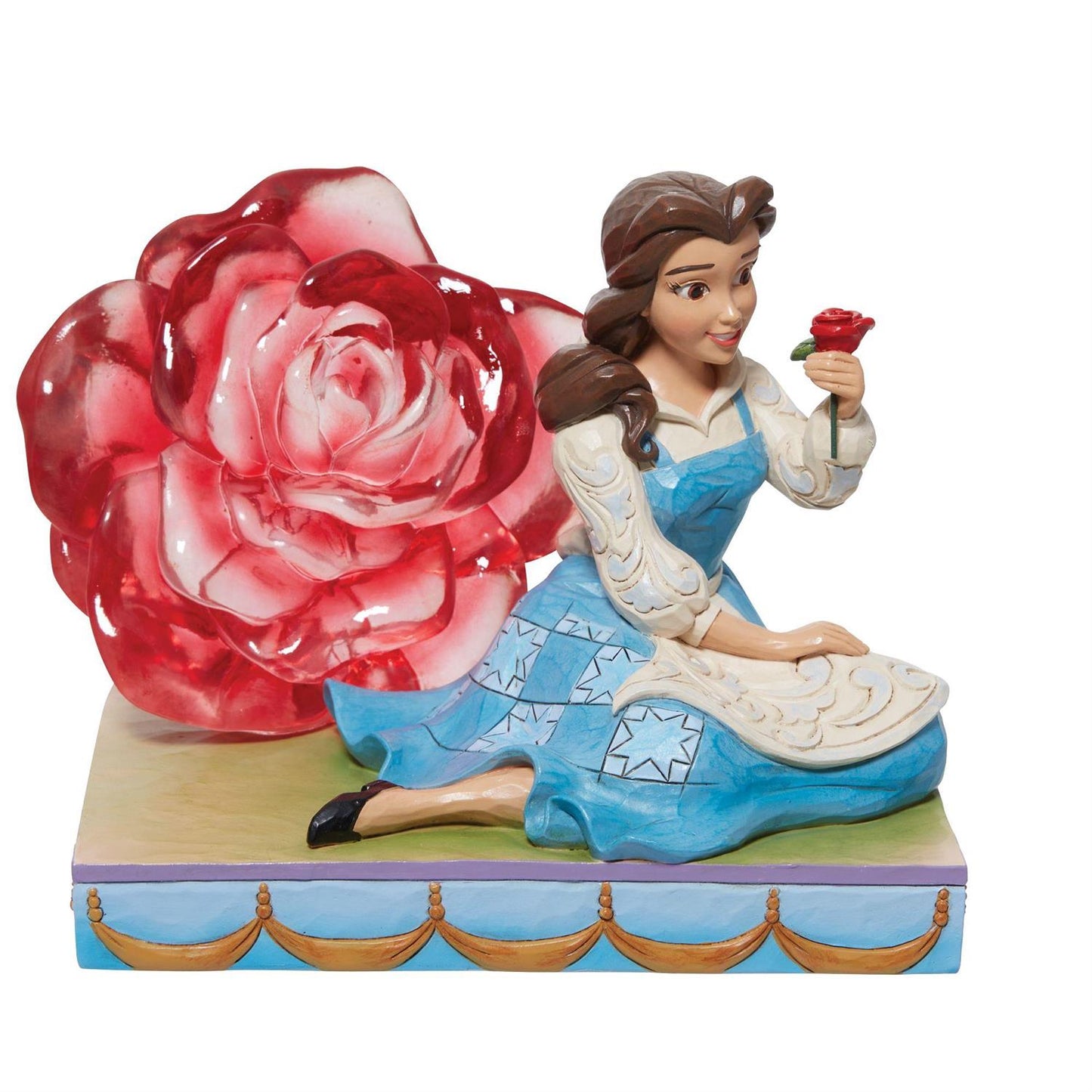 Jim Shore Disney Belle An Enchanted Rose Figurine