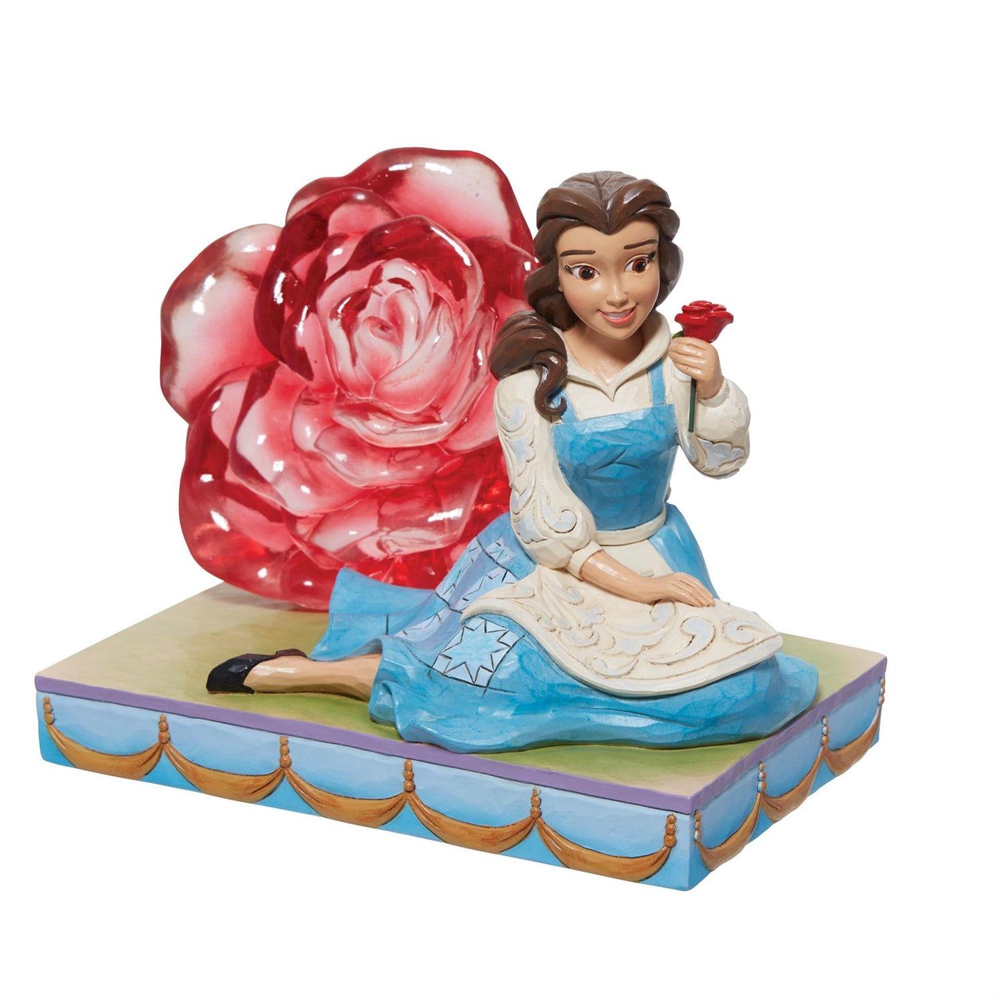 Jim Shore Disney Belle An Enchanted Rose Figurine